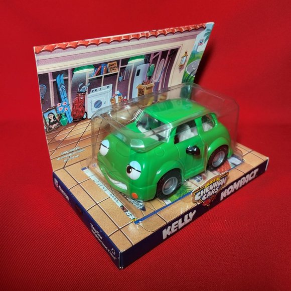 Chevron Cars Kelly Kompact Green Door Coupe 1998 Collectible Toy - Picture 4 of 13
